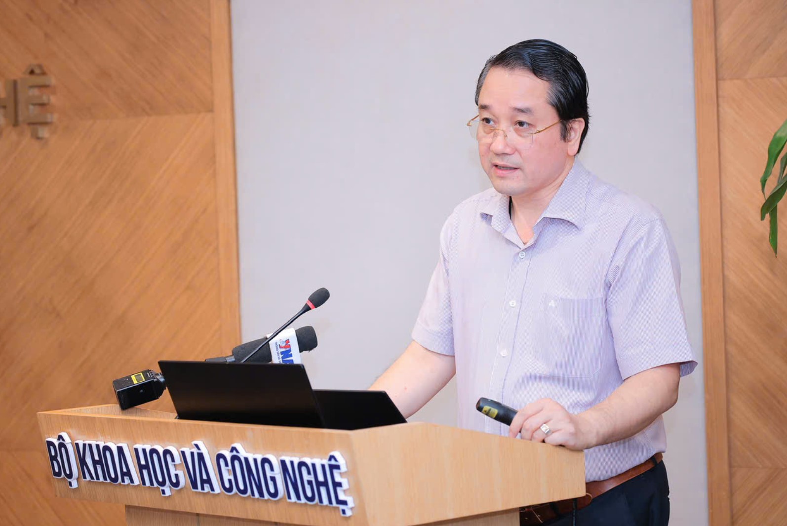Ông Đào Ngọc Chiến, Giám đốc Quỹ Phát triển khoa học và công nghệ quốc gia. Ảnh: BKHCN