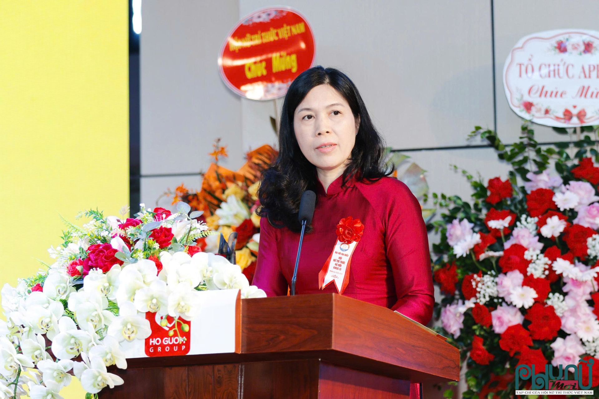 Bà Trần Thị Phương Hoa, Thành ủy viên, Phó Chủ tịch Thường trực Ủy ban MTTQ Việt Nam TP. Hà Nội