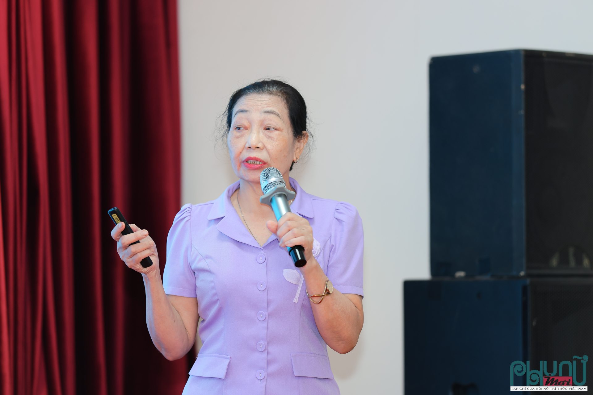TS Phạm Thị Liên, nguyên Phó Giám đốc Trung tâm Thực hiện sinh học nông nghiệp công nghệ cao, Hội Nữ trí thức Hà Nội. 