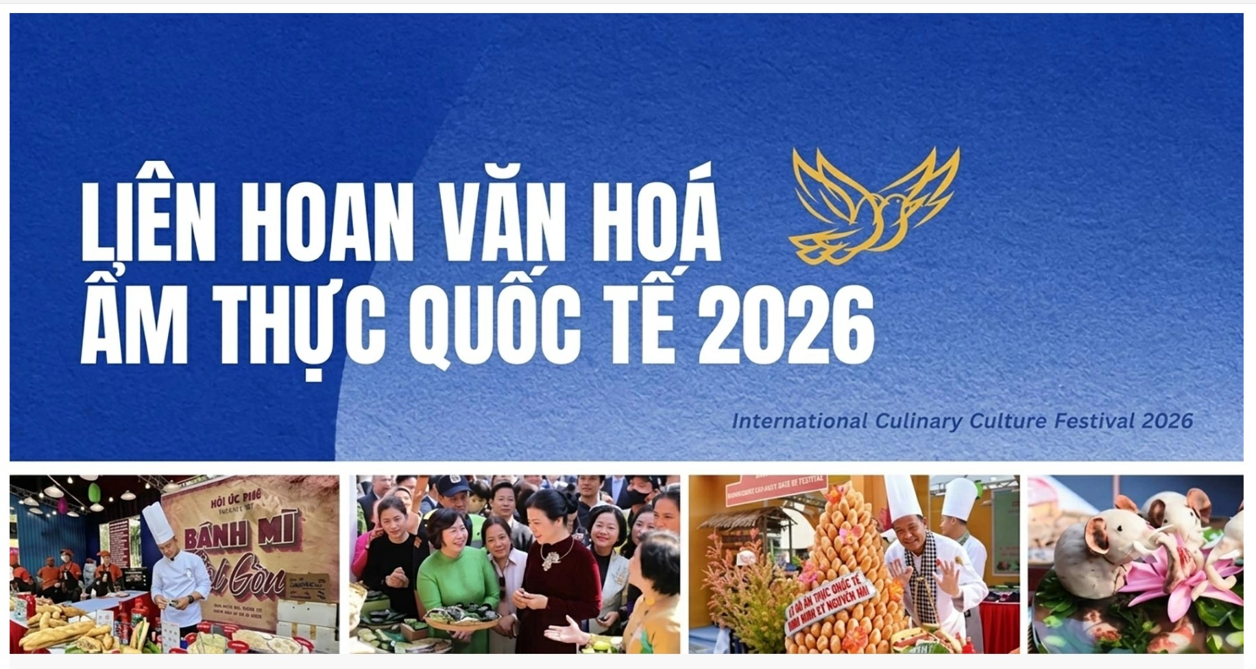 Liên hoan Văn hóa Ẩm thực Quốc tế 2026 quy tụ khoảng 100 gian hàng tại Hà Nội. Ảnh: BTC
