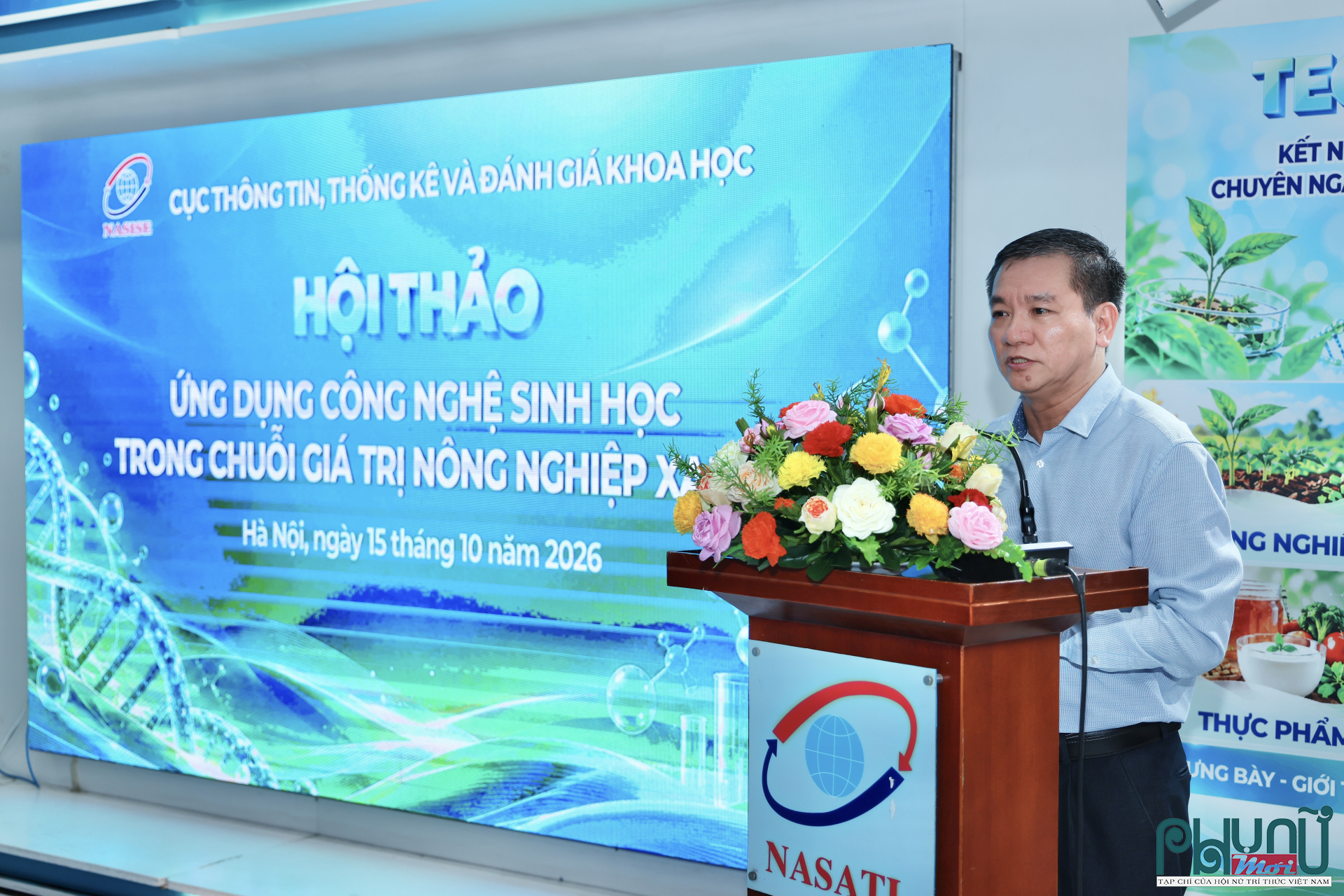 Ông Vũ Anh Tuấn, Phó Cục trưởng Cục Thông tin, Thống kê và Đánh giá khoa học.