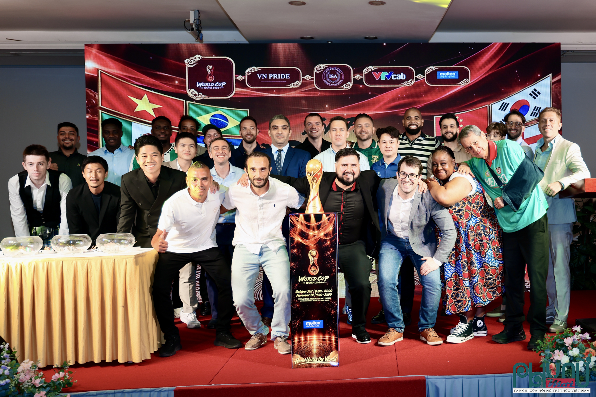 Việt Nam gặp Anh, Pháp và Mexico ở World Cup bóng đá 7 người tại Hà Nội