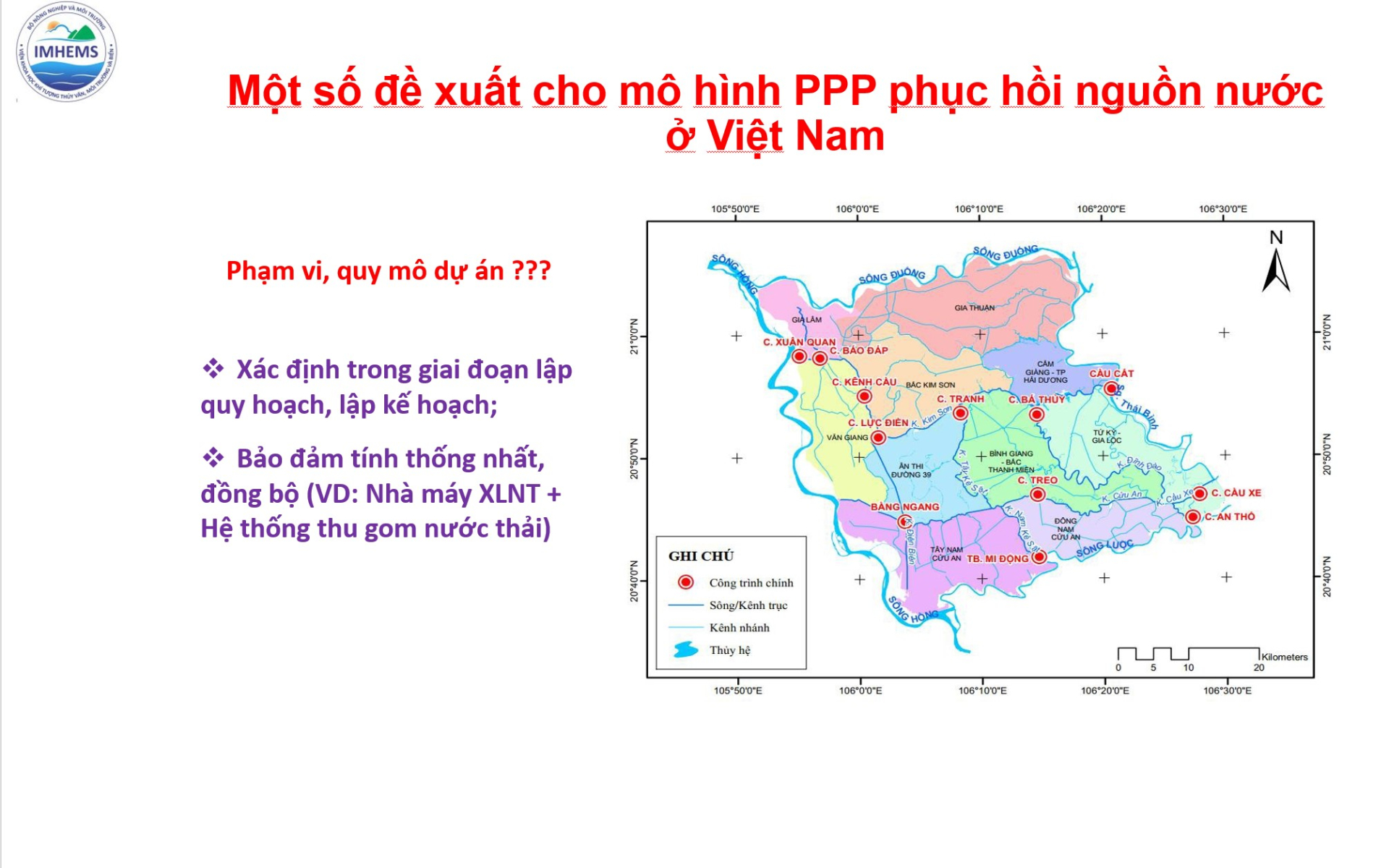 Đề xuất mô hình PPP phục hồi nguồn nước ô nhiễm, suy thoái tại Việt Nam