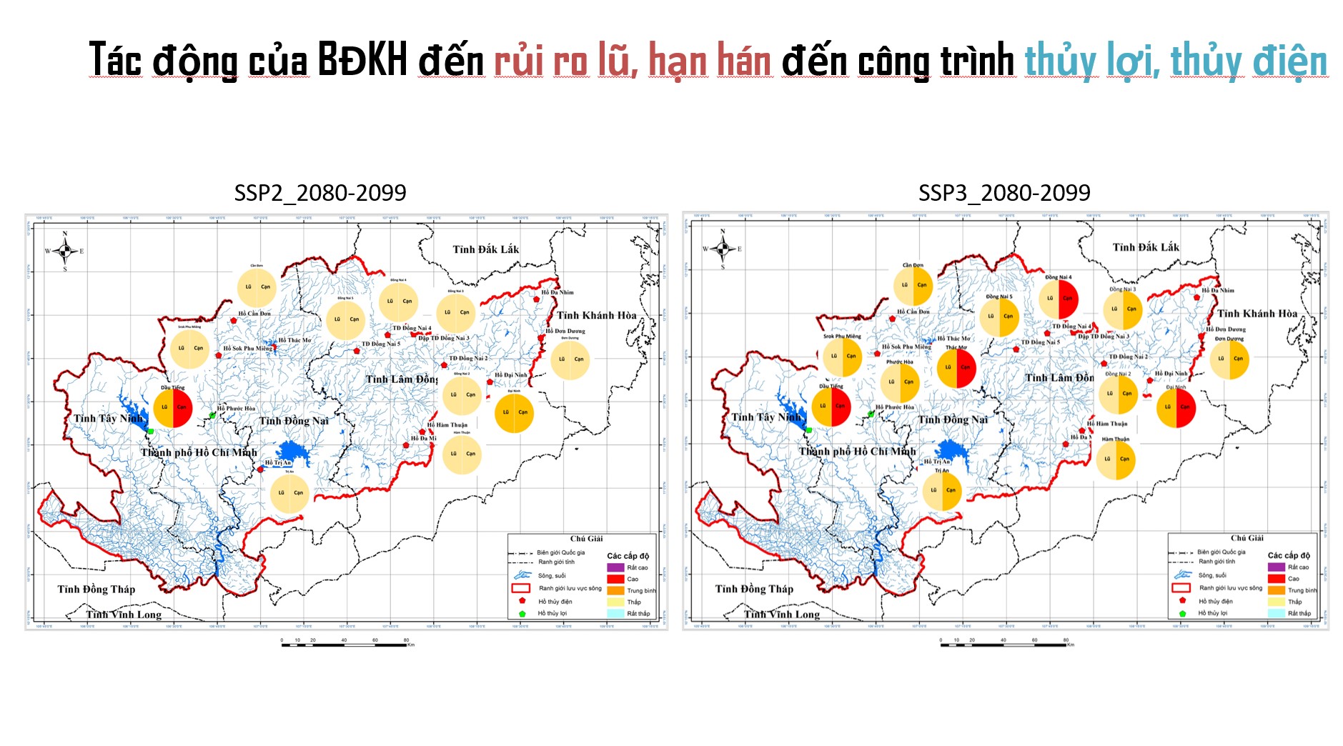 Biến đổi khí hậu làm gia tăng rủi ro đối với nông nghiệp và hồ chứa trên lưu vực sông Đồng Nai