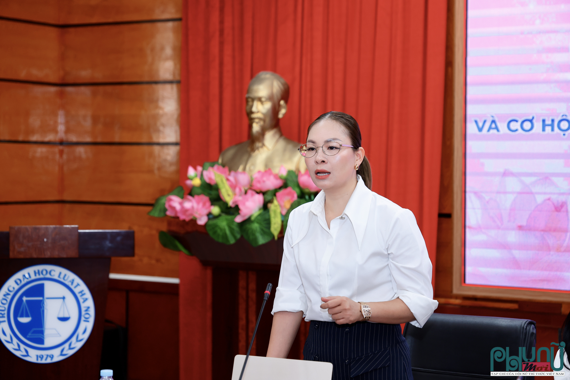 PGS.TS. Nguyễn Thị Hồng Yến, Trưởng Ban Nữ công, Phó Trưởng phòng Đào tạo đại học, Trường Đại học Luật Hà Nội.