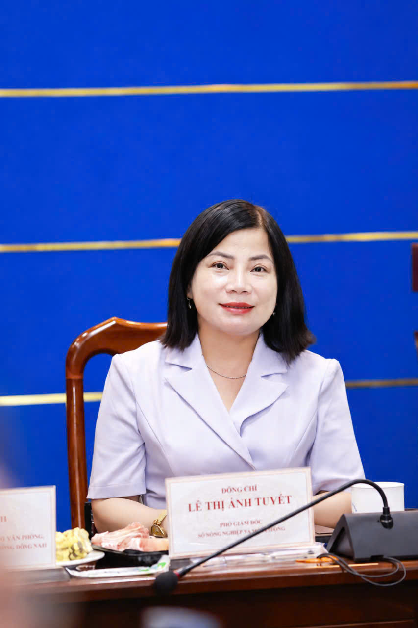 Bà Lê Thị Ánh Tuyết – Phó Giám đốc Sở Nông nghiệp và Môi trường TP. Đồng Nai