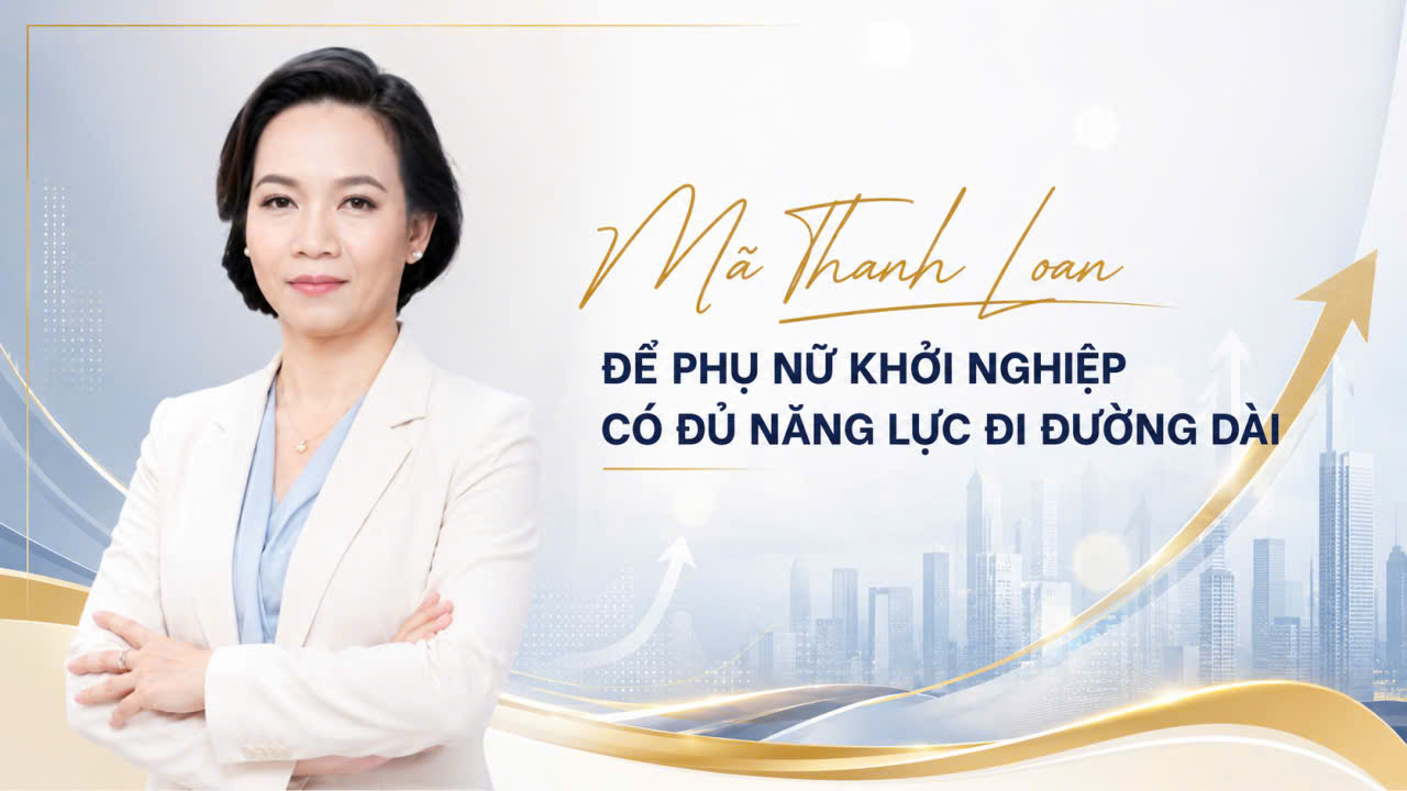 Bà Mã Thanh Loan – Tổng Giám đốc Auxesia Holdings, Phó chủ tịch thường trực CLB Doanh nghiệp Tư vấn TP. HCM