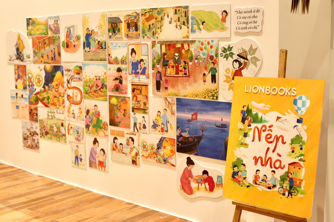 Không gian triển lãm Nếp Tết nhà mình 