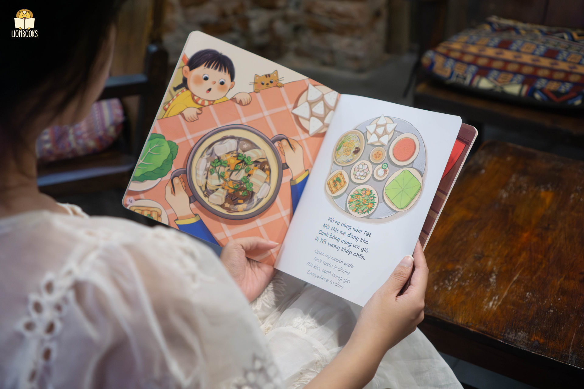 Sách thiếu nhi về chủ đề ngày Tết nhận được nhiều sự quan tâm 