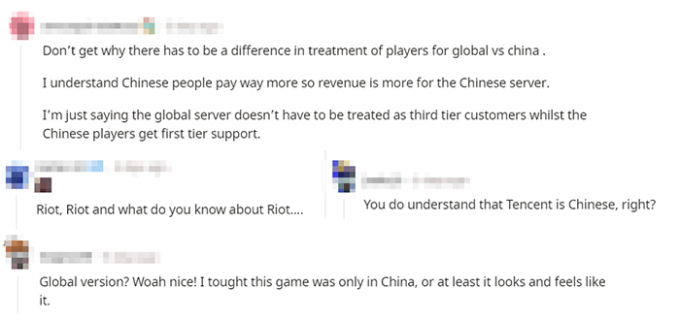 Rất nhiều người chơi cảm thấy bất bình khi biết về thông tin Riot ưu ái đền bù game thủ xứ Trung.