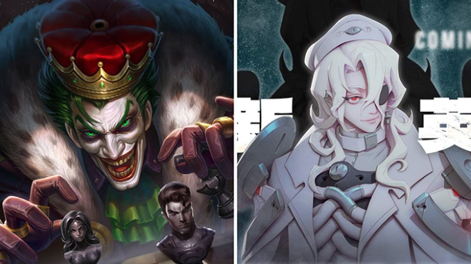 Hai phiên bản trước và sau khi được chỉnh sửa của Joker.