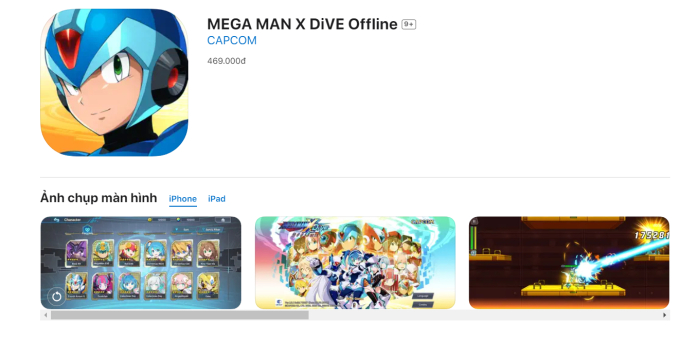  Mega Man X Dive Offline đã được giảm giá sau vài tháng ra mắt trên di động.  