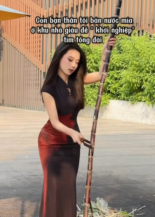 Nhập vai gái xinh bán nước mía, hot girl Instagram gây tranh cãi