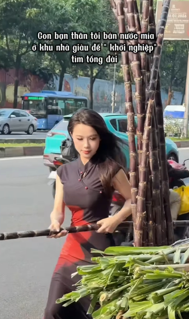 Nhập vai gái xinh bán nước mía, hot girl Instagram gây tranh cãi