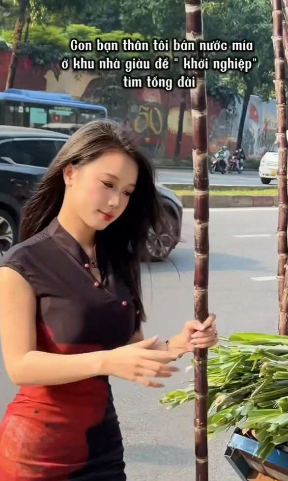 Nhập vai gái xinh bán nước mía, hot girl Instagram gây tranh cãi
