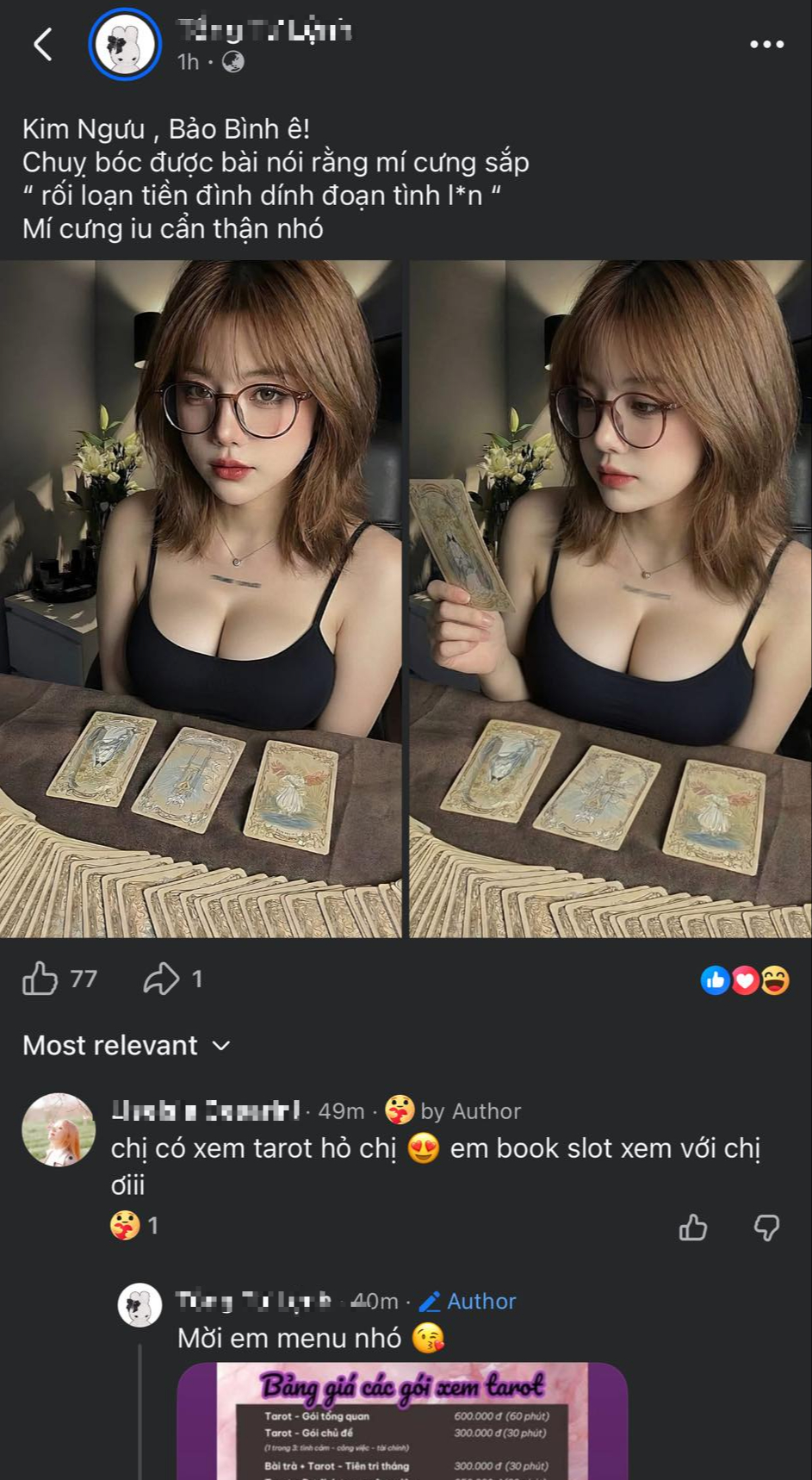 Đăng ảnh xem Tarot quá gợi cảm, nữ trọng tài VCS dính liên hoàn drama