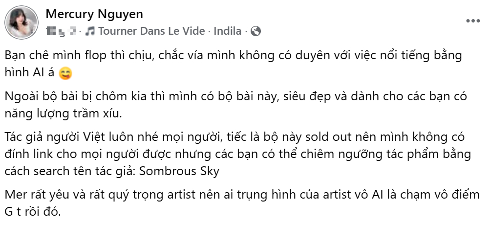 Đăng ảnh xem Tarot quá gợi cảm, nữ trọng tài VCS dính liên hoàn drama