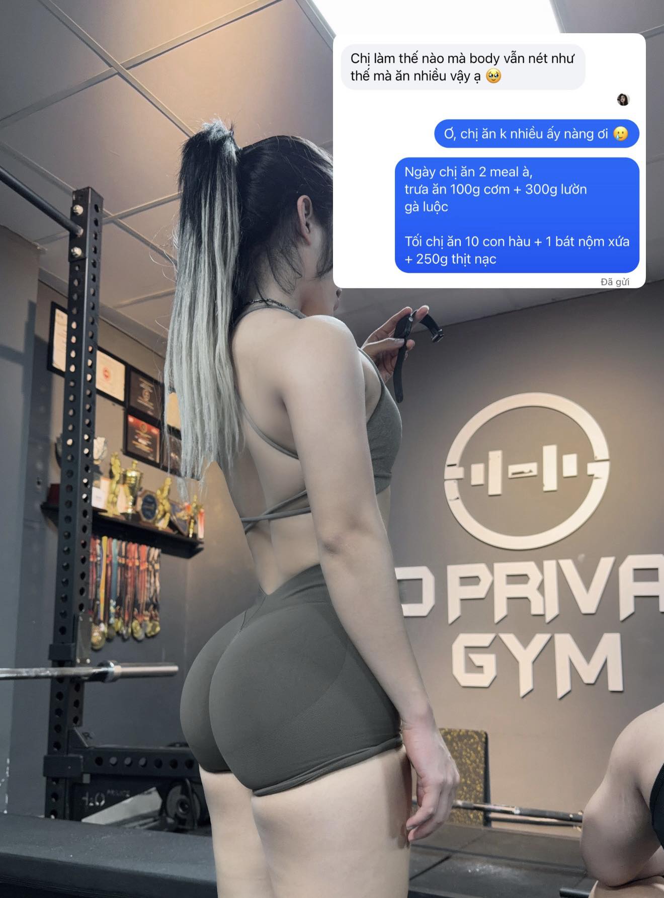 Fan thắc mắc bí quyết giữ body 