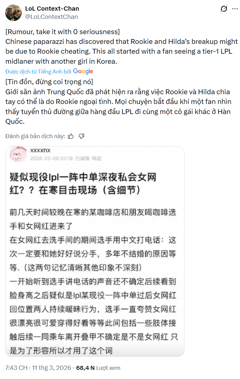 Có tin đồn đang lan truyền rằng Rookie đã phản bội Hilda