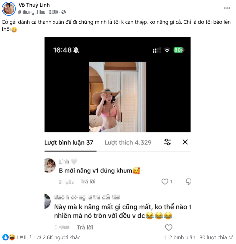 Hết bị hoài nghi thay đổi ngoại hình, hot girl xinh đẹp lại dính thị phi 