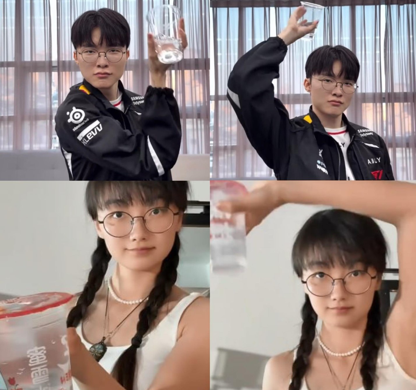 Shaher tái hiện lại một động tác trong một clip mới đây của Faker