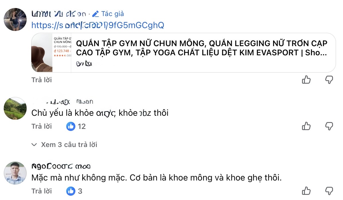 Bất chấp chỉ trích, chẳng ngại thị phi, cô gái phòng gym diện đồ hớ hênh để gắn link bán hàng?