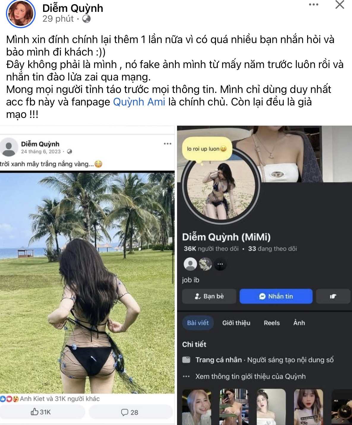 Hình ảnh cá nhân bị kẻ giả mạo lợi dụng, nữ streamer lên tiếng bóc trần!