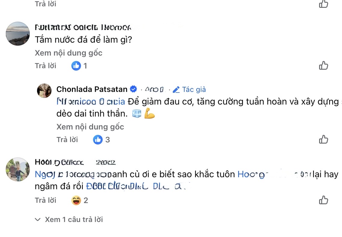 Ngâm bồn nước đá vì sức khoẻ, hot girl đáp trả hoài nghi 