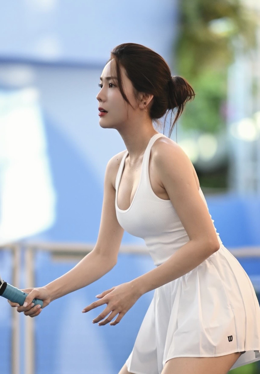 Võ Châu Ngọc trên sân tập. 