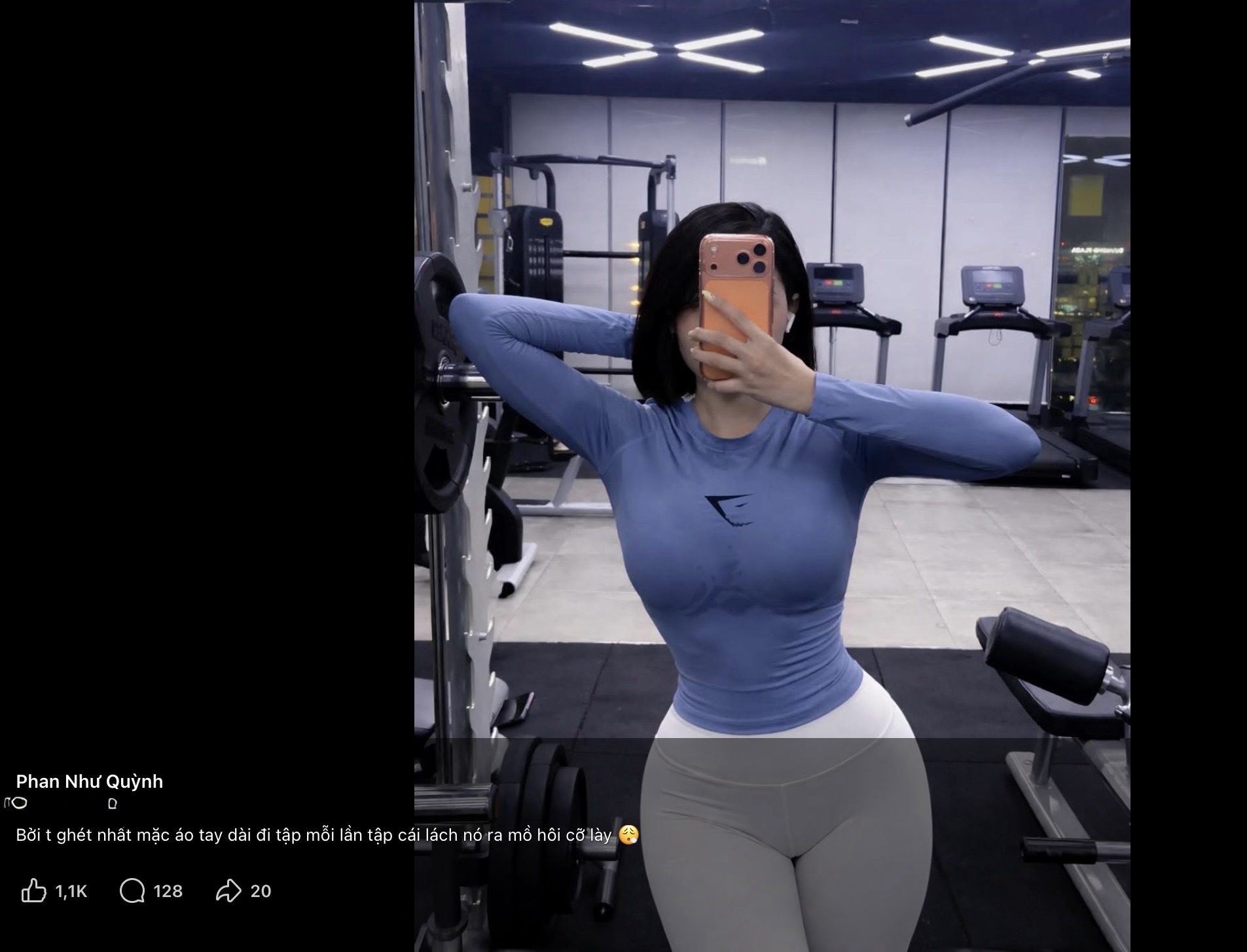 Nữ gymer hé lộ chuyện 