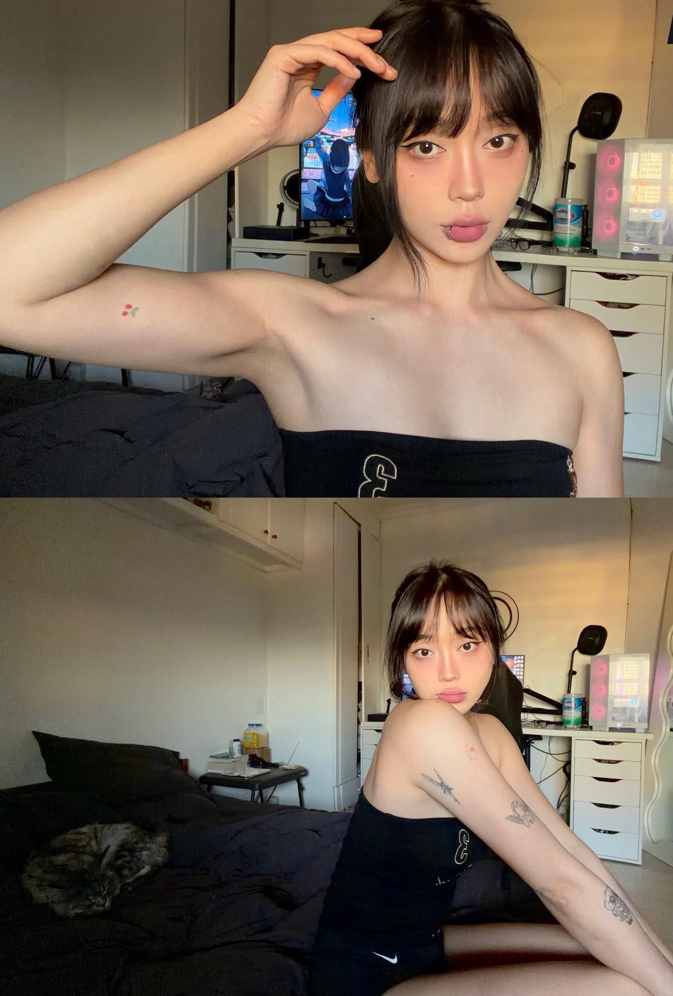 Nhẹ nhàng khoe dáng khi mới 