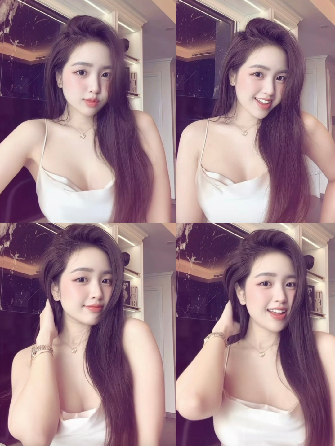 Ngẫu nhiên chụp màn hình từ clip, hot girl vẫn 