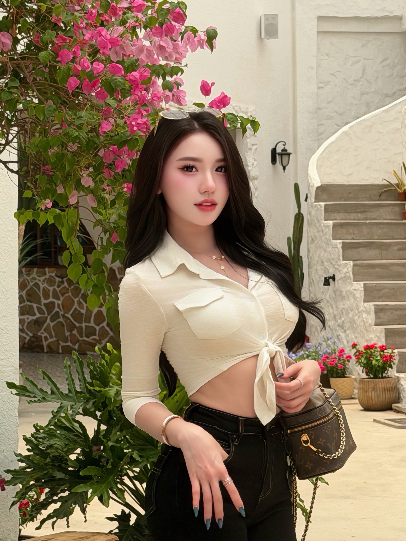 Diện đồ công sở đi cafe, hot girl khiến ai cũng phải gật gù thích thú với vóc dáng cực chuẩn