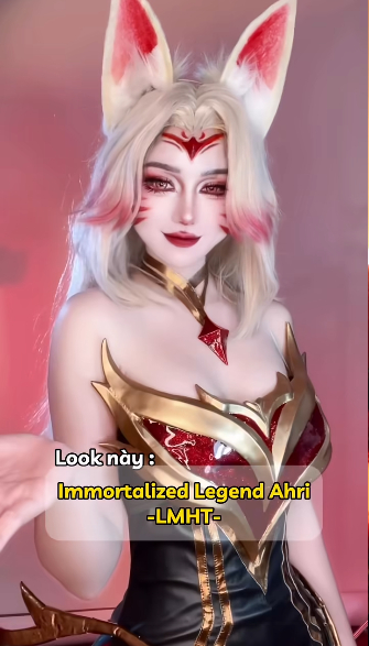 Cận cảnh màn biến hình hoàn hảo thành Ahri Huyền Thoại Trỗi Dậy của nữ coser xinh đẹp