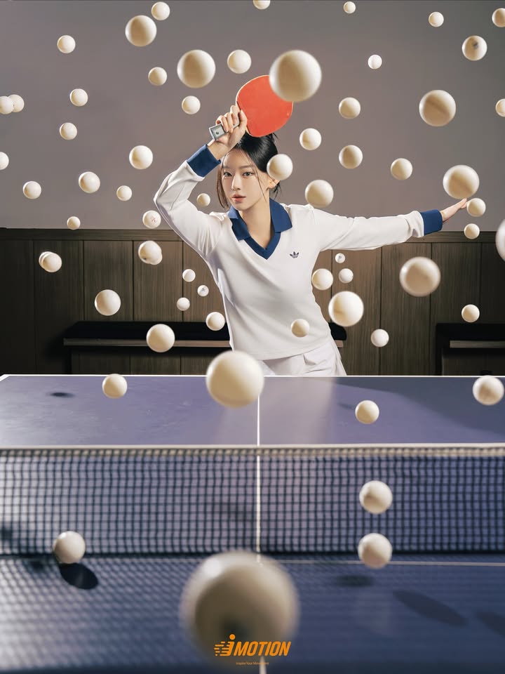 Dạy CDM cách chơi bóng bàn, hot girl bất ngờ 