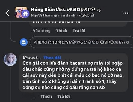 Bạn gái Lai Bâng bị 