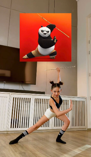 Gấu Po trong Kung Fu Panda cũng phải 