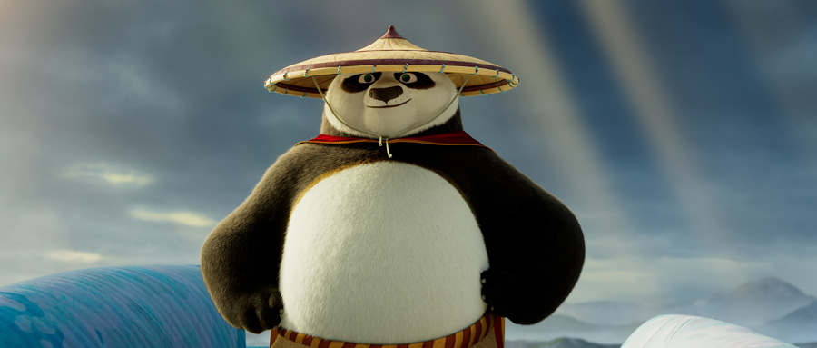 Gấu Po trong Kung Fu Panda cũng phải 