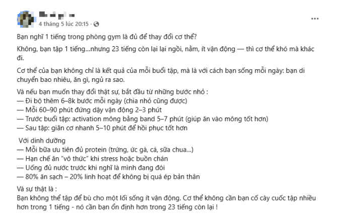 Không tự nhiên mà đẹp, nữ gymer tiết lộ bí quyết thay đổi bản thân mà ai cũng nên thử sức