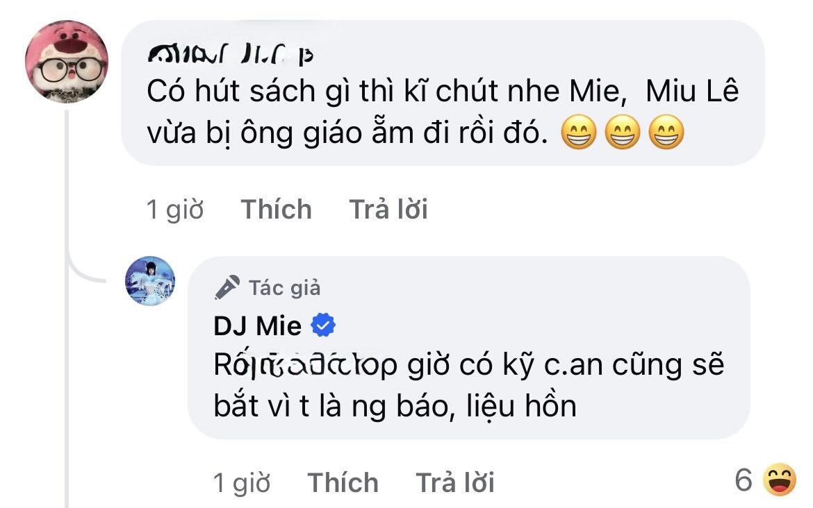 Thánh nữ DJ nổi đóa, “var” trực diện khi bị nhắc nhở “đừng như MiuLe”