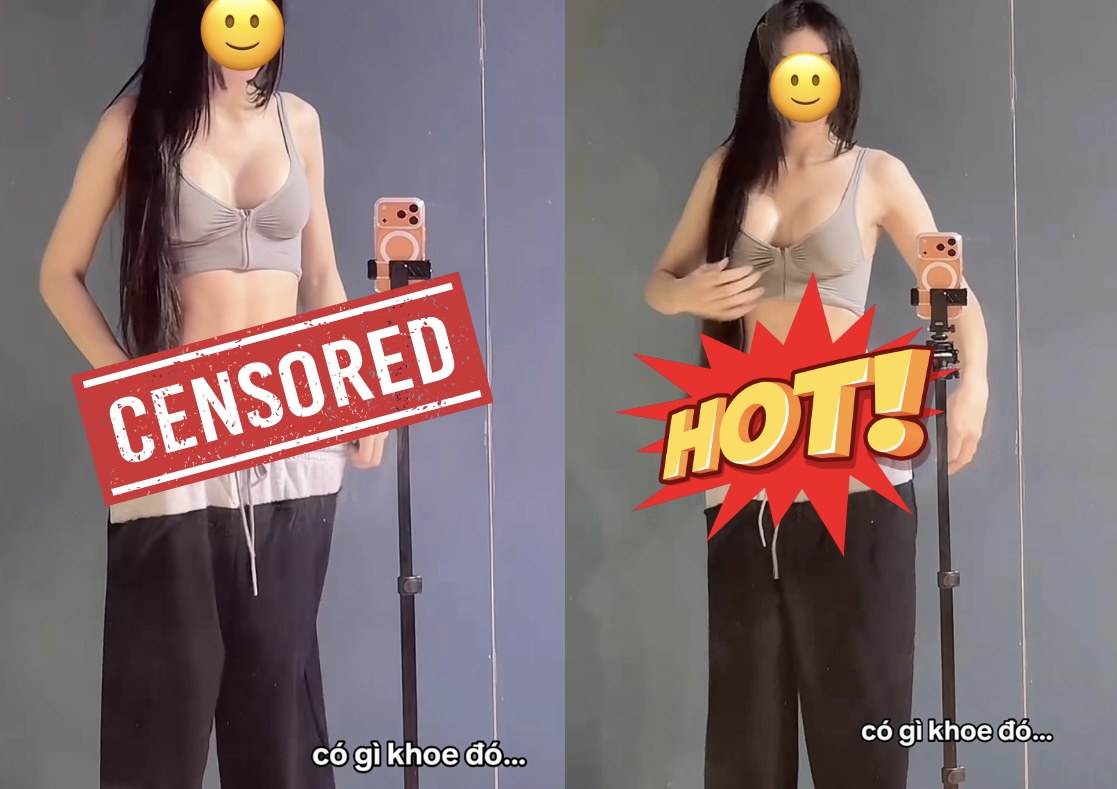 Nhức mắt hành động cố tình khoe vùng nhạy cảm rồi 