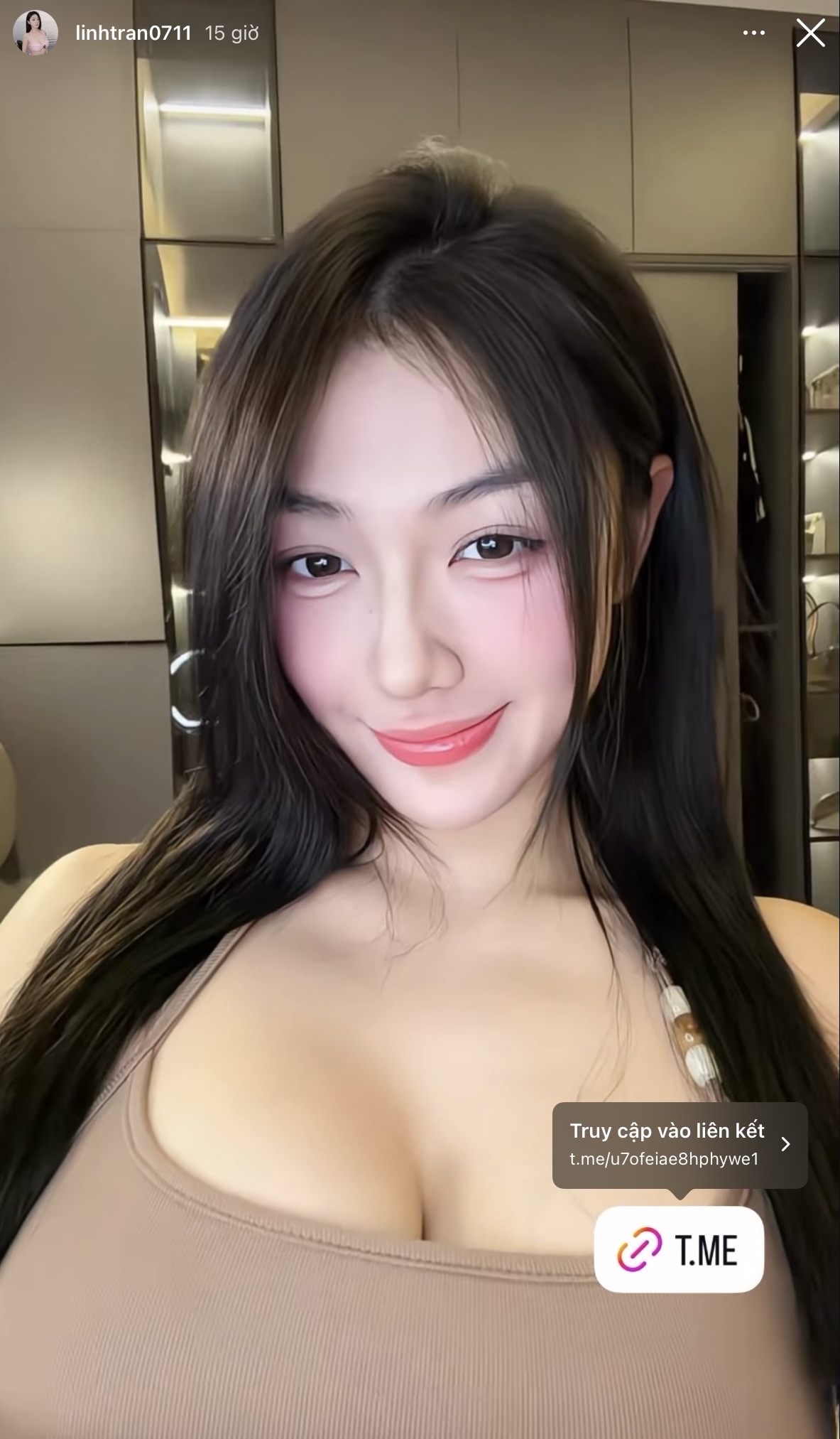 Tài khoản Instagram Trần Hà Linh công khai lời mời gọi vào nhóm tình yêu