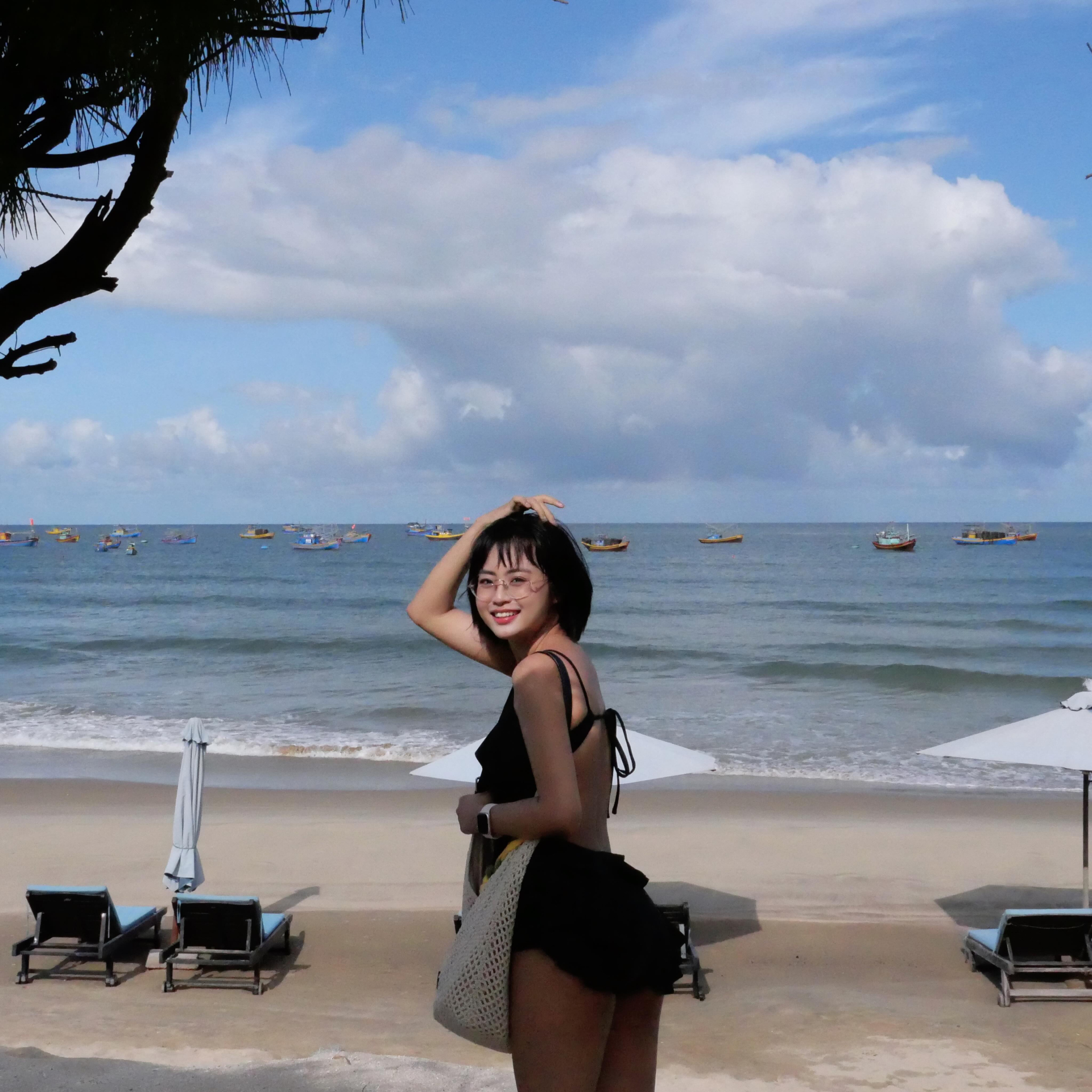 Vợ đẹp nhưng Bomman chụp hình hơi...