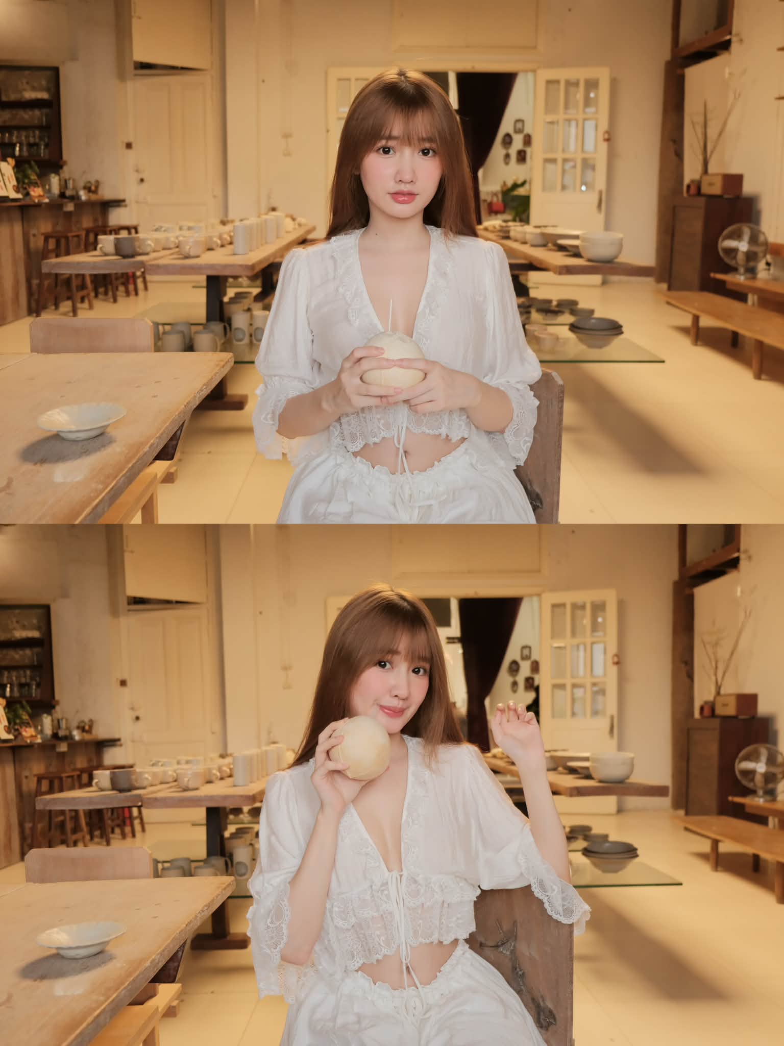 Đi làm gốm nhưng đẹp như thiên thần, cô nàng hot girl bỗng viral đầy bất ngờ