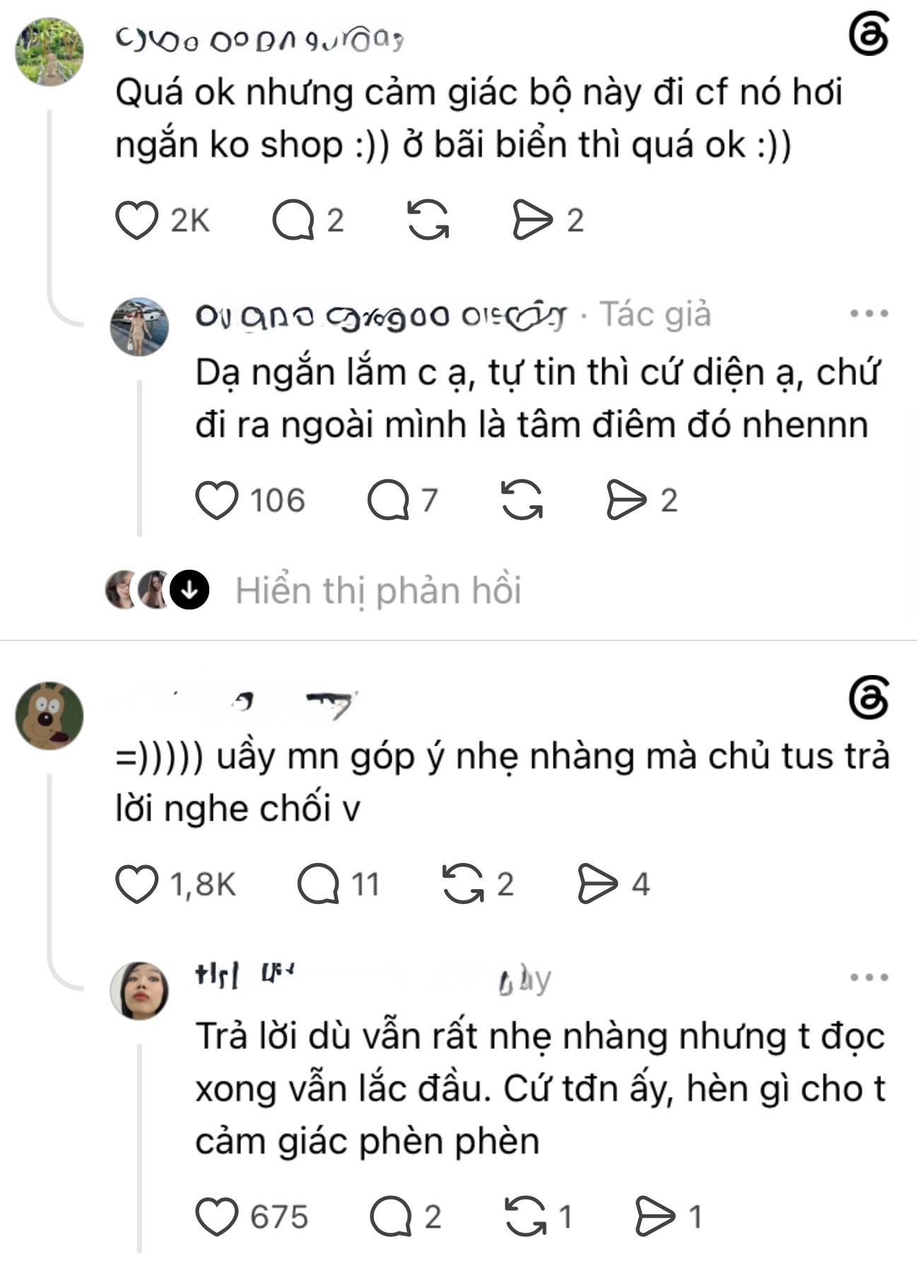 Diện đồ ngắn đi cà phê rồi lên mạng hỏi ý kiến, cô gái nhận rổ 