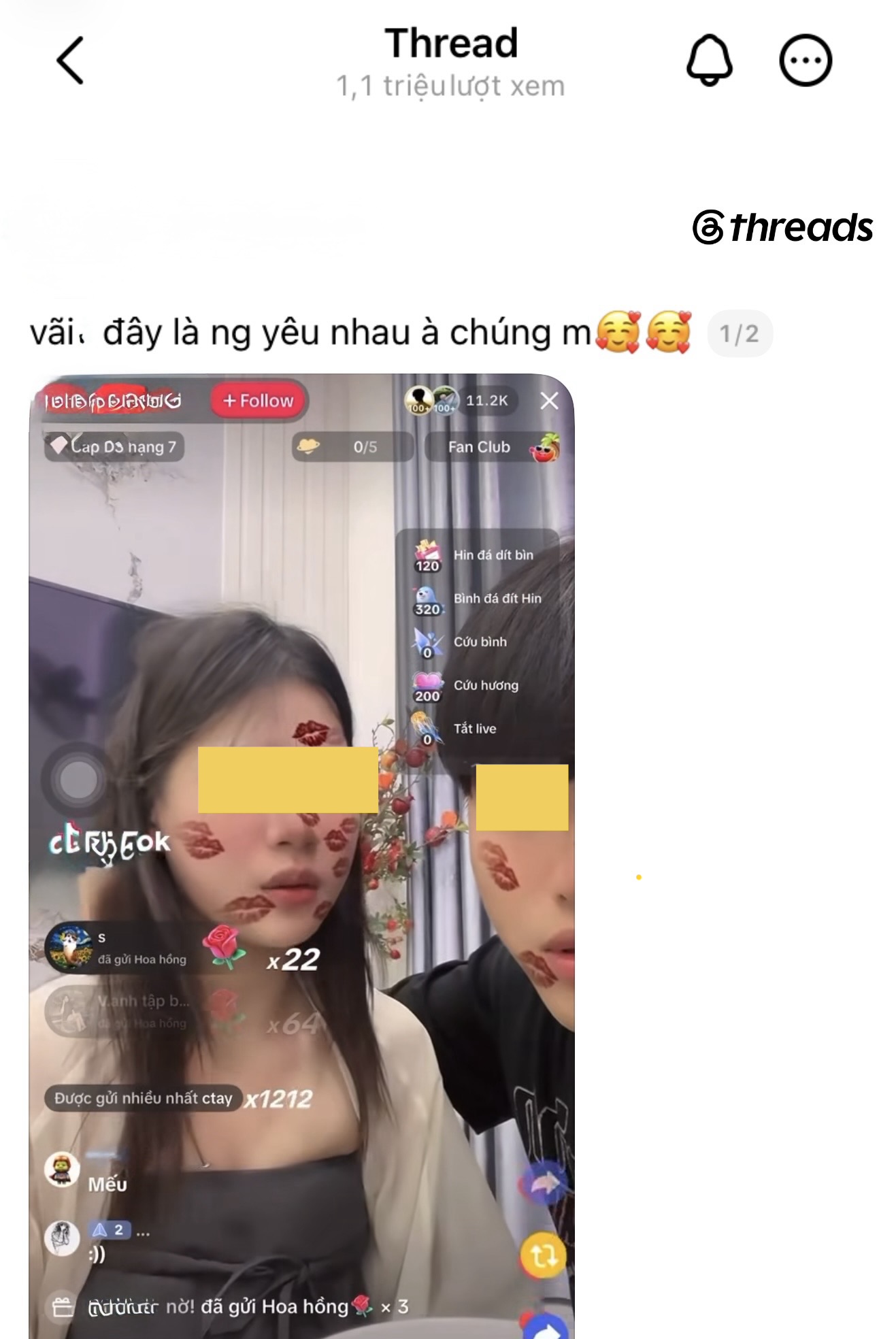 Bạo lực thành công cụ câu view, cặp đôi bất chấp livestream cảnh