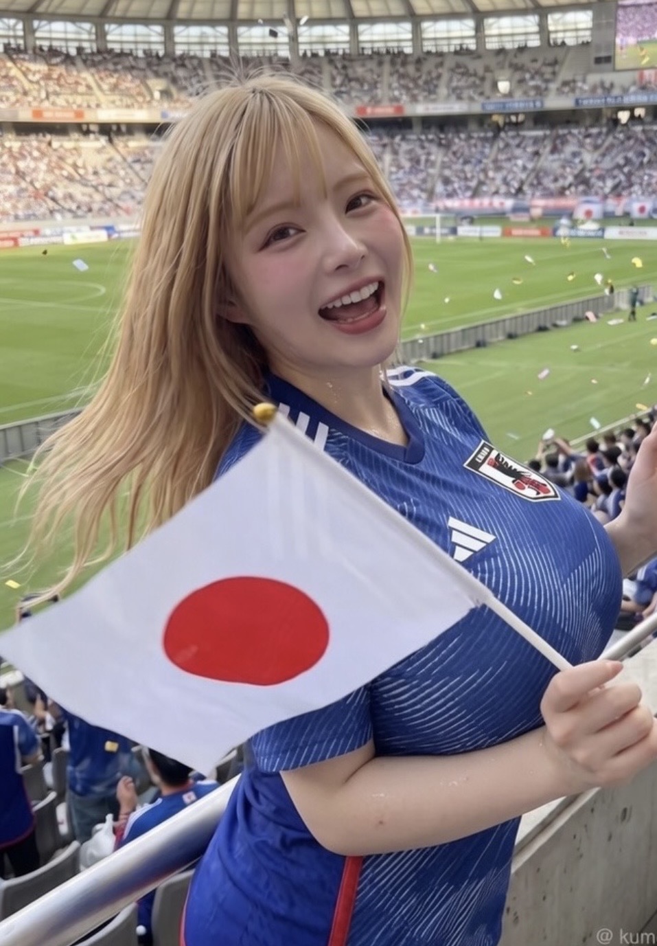 Dù Nhật Bản rời World Cup 2026, nữ cổ động viên này vẫn khiến cộng đồng đắm chìm trong nhớ nhung