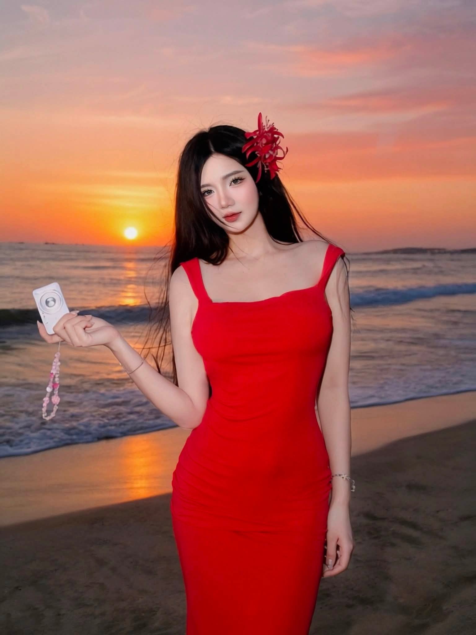 Khéo khoe lưng trần trên biển Mũi Né, hot girl này khiến người xem chỉ muốn lập tức