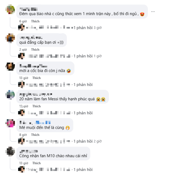 Argentina chiến thắng mãn nhãn, fan girl Hà Linh tung ảnh ăn mừng khiến anh em thích thú