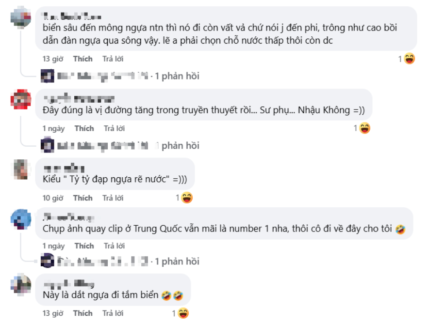 Hí hửng cưỡi ngựa giữa biển, cô gái ê chề trước kết quả
